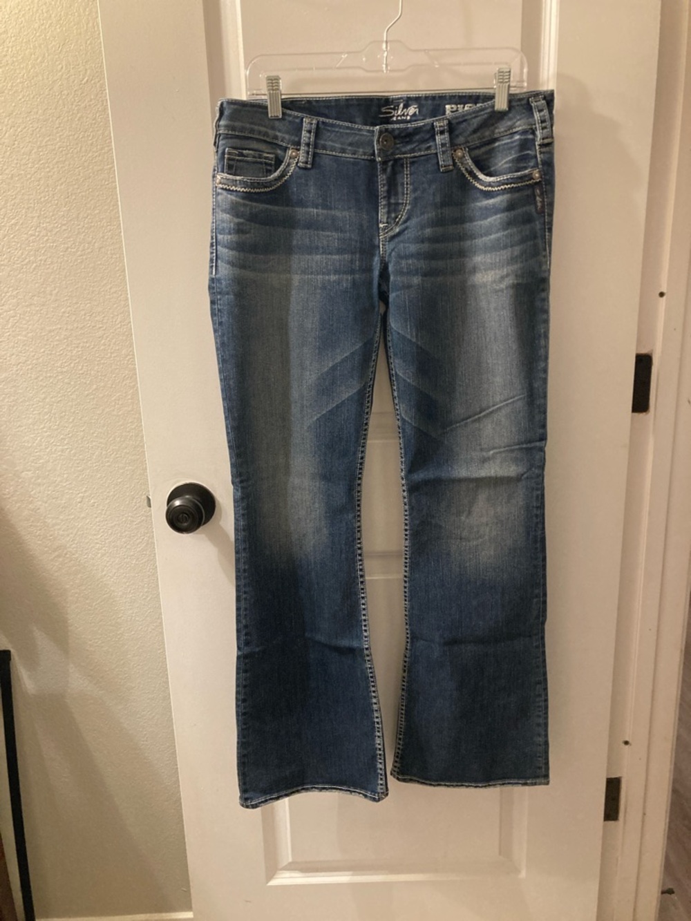 Silver Jeans Women's Flare Jeans - Medium Blue Wash